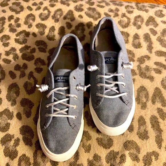 Sperry Grey Flannel Sneaks, 7 - Picture 4 of 9